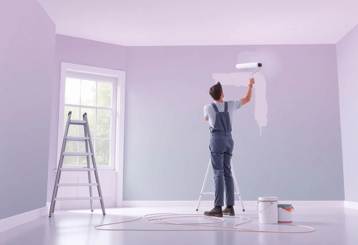 Peintre Aizenay 85190 en intervention sur un chantier